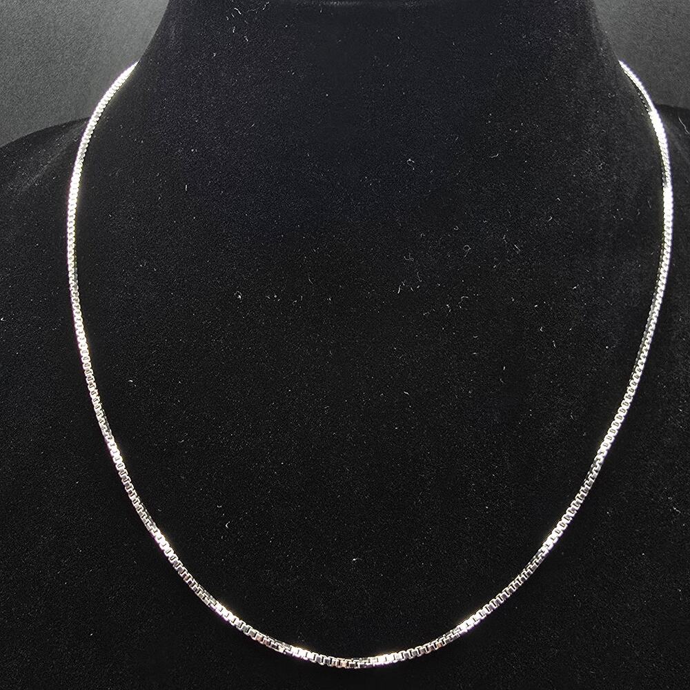 Silver Reflections Silver Plated Chain Necklace 20 Inch NWT - Picture 6 of 6